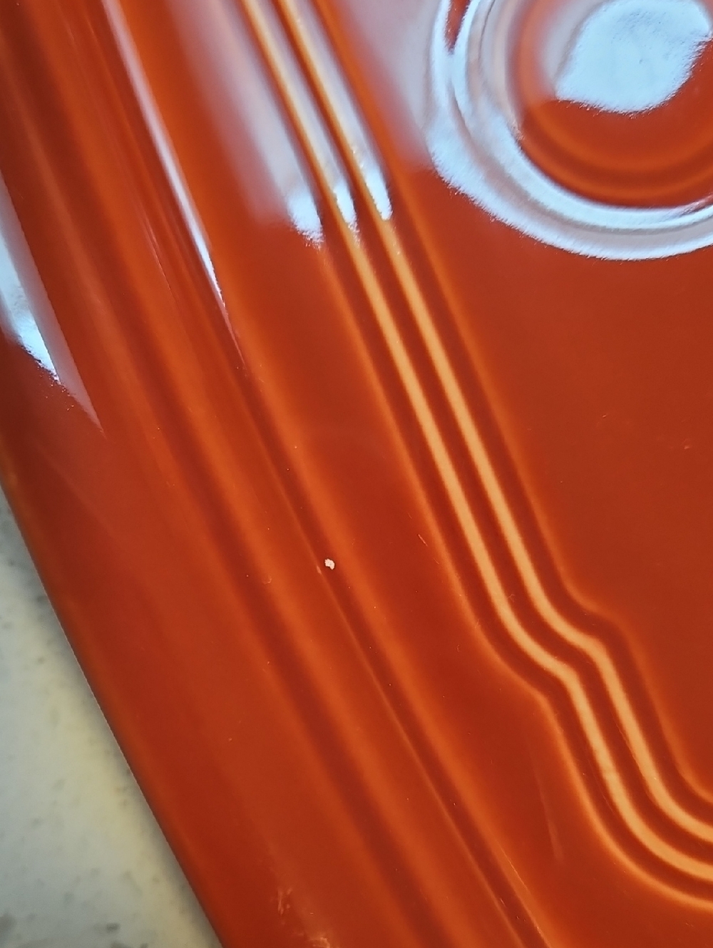 Fiesta Xl Butter Dish Retired Paprika Color - Picture 8 of 8